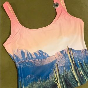 One piece cactus swimsuit